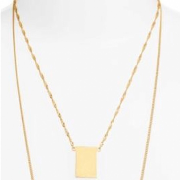 NWT Madewell Dancing Arrow Necklace - Picture 2 of 2